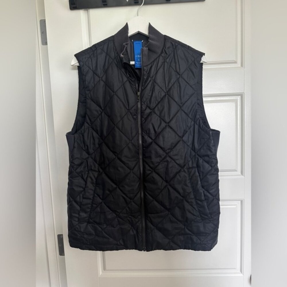 Kit and Ace Mens Dark Quilted Vest